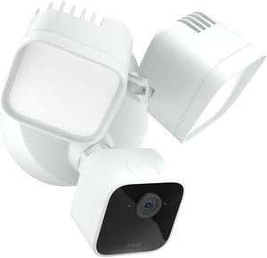 Blink Outdoor Wired 1080p Security Camera with Floodlight - White  B0B5VLCL1N