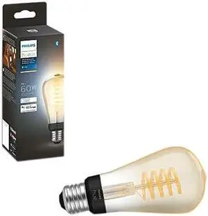 Philips Hue 563585 1-pack 7W ST19 E26 Filament Edison Bulb Philips Hue 563585 1-pack 7W ST19 E26 Filament Edison Bulb