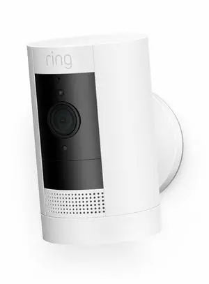 Ring Outdoor Cam (Stick Up Cam) Battery, Wireless Security Camera, 1080p HD, White Ring Outdoor Cam (Stick Up Cam) Battery, Wireless Security Camera, 1080p HD, White