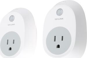 TP-LINK HS100KIT Smart Plug, Wi-Fi Enabled, Control Your Electronics from Anywhere, Energy Saving, Compatible with Google Home and Amazon Echo Alexa (2-Pack)