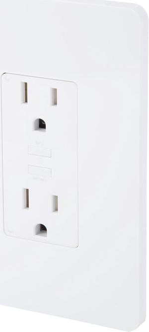 Kasa Smart Plug KP200, In-Wall Smart Home Wi-Fi Outlet Works with Alexa,  Google Home & IFTTT, No Hub Required, Remote Control, ETL Certified ,  White