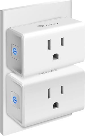 Kasa Smart Plug Ultra Mini 15A Smart Home WiFi Outlet Works with Alexa Google Home  IFTTT No Hub Required UL Certified 24G WiFi Only 2PackEP10P2  White