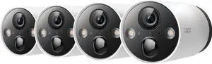 TP-Link Tapo C420S4 Smart Wire-Free Security Camera System, 4-Camera System