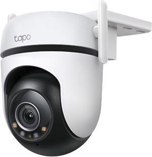 TP-Link Tapo 2K QHD Outdoor Pan/Tilt Wi-Fi Security Camera, 360° View, Motion Tracking, Color Night Vision, Free Person/Vehicle/Motion Detection, Cloud & SD Card Storage, 24/7 Recording (Tapo C520WS)