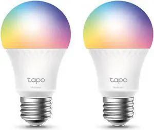 TP-LINK Tapo L535E Smart WiFi Light Bulb, Matter-Certified, Multicolor | Pack of 2