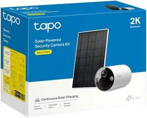 TP-LINK Tapo C410 KIT 2304 x 1296 MAX Resolution Solar-Powered Security Camera Kit