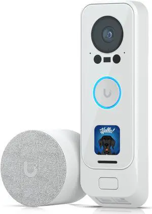 G4 Doorbell Pro PoE Kit White UVC-G4-DoorBell-Pro-Poe-Kit, Dual Camera PoE Doorbell and PoE Chime Kit