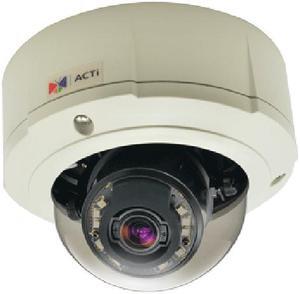 ACTi B81 RJ45 5MP Outdoor Zoom Dome Cmera with D/N,Adaptive IR, Basic WDR, 3x Zoom Lens