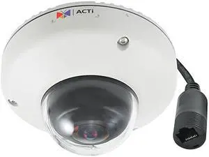 ACTi E923 RJ45 10MP Outdoor Mini Fisheye Dome with Basic WDR, Fixed lens