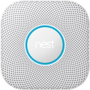 Google Nest Protect -  Wired, Wi-Fi Smoke & Carbon Monoxide 2nd Gen Alarm (S3003LWEF)