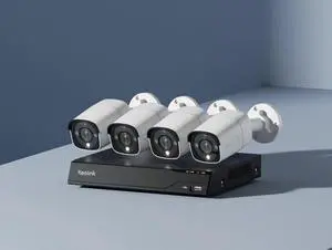 Smart PoE NVR System with 4 Cameras