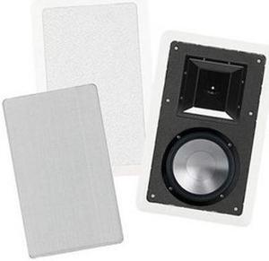 BIC America Formula FH8-W 175Watt In-Wall 2-Way Speakers with Mid/High Frequency Horns Pair
