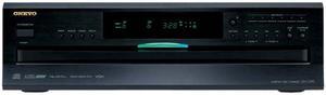 ONKYO DXC390 6-Disc Carousel Changer CD Player, Black