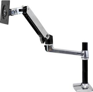 ERGOTRON 45-295-026 LX Desk Mount LCD Arm with Tall Pole, Mounting Kit for LCD Display, Aluminum