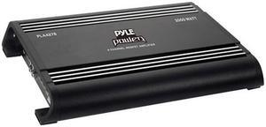 Pyle PLA4278 2000W 4-Channel Bridgeable Mosfet Car Amplifier + 4 Gauge Amp Kit