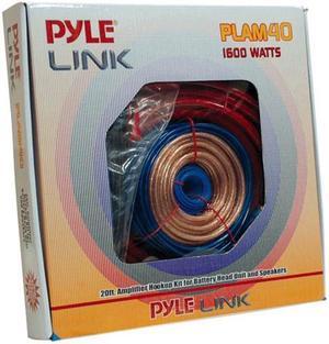 Pyle PLAM40 20ft 4 Gauge 1600 Watt Amplifier Installation Kit