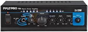 Pyle Audio Mini 2x120 Watt Stereo Power Amplifier w/ AUX/CD Input