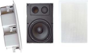 PYLE PDIW67 6.5'' Two Way In Wall Enclosed Speaker System w/ Directional Tweeter (Pair)