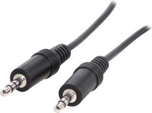 C2G 40415 3.5mm M/M Stereo Audio Cable, Aux Cable, Black (25 Feet, 7.62 Meters)
