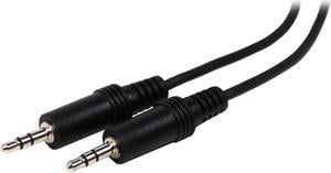 C2G 40416 3.5mm M/M Stereo Audio Cable, Aux Cable, Black (50 Feet, 15.24 Meters)