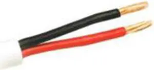 C2G 43088 14/2 Bulk Speaker Wire (14 AWG) - In-Wall CL2-Rated, White Jacket (250 Feet, 76.2 Meters) C2G 43088 14/2 Bulk Speaker Wire (14 AWG) - In-Wall CL2-Rated, White Jacket (250 Feet, 76.2 Meters)