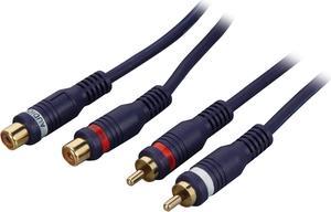 C2G 13040 6 ft. Velocity RCA Stereo Audio Extension Cable Male to Female