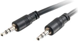 C2G 40108 3.5mm Stereo Audio Cable with Low Profile Connectors M/M, In-Wall CMG-Rated (35 Feet, 10.66 Meters)