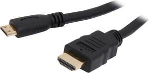 StarTech.com HDMIACMM6 6 ft. Black HDMI to Mini HDMI HDMI to Mini HDMI Cable for Digital Video Male to Male