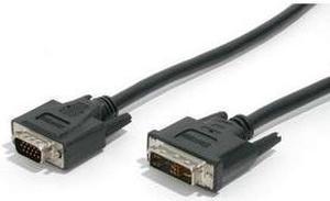 StarTech.com DVIVGAMM6 Black Male to Male DVI To VGA Analog Flat Panel Display Cable