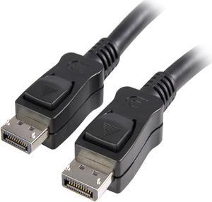 StarTech.com DISPLPORT1L DisplayPort Cable - 1 ft - with Latches - Short DP Cable - 4K DisplayPort to DisplayPort Cable - DisplayPort 1.2 Cable