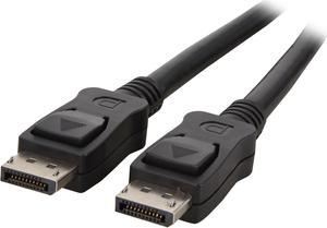 StarTech.com DISPLPORT30L 30 ft Black Connector A: 1 - DisplayPort Male  Connector B: 1 - DisplayPort Male DisplayPort Cable with Latches - M/M Male to Male