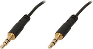 StarTech.com MU6MMS 6 ft Slim 3.5mm Stereo Audio Cable - M/M - 3.5mm Male to Male Audio Cable for your Smartphone, Tablet or MP3 Player