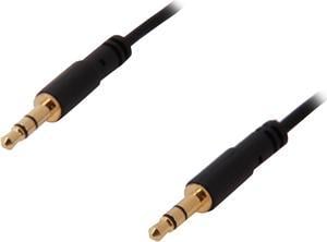 StarTech.com MU10MMS Slim 3.5mm Stereo Audio Cable Male to Male