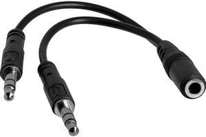 E-outstanding 2Pcs F-Type Female Jack to 3.5mm 1/8 Male Plug Mono Coaxial  Audio Adapter Converter