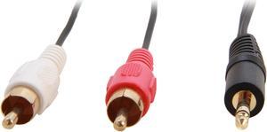 StarTech.com MU3MMRCA 3 ft. Stereo Audio Cable - 3.5mm Male to 2x RCA Male Male to Male