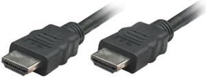 MANHATTAN 323215 6.5 ft. Black High Speed HDMI® Cable With Ethernet Channel Male to Male