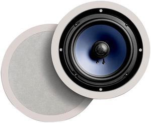 Polk Audio RC80i White Round 8" High Performance In-Ceiling/In-Wall Speaker Pair