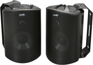 Polk Audio - Atrium 4 4-1/2" Outdoor Speakers (Pair) - Black Polk Audio - Atrium 4 4-1/2" Outdoor Speakers (Pair) - Black