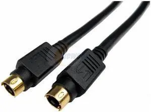 CABLES UNLIMITED Model AUD-2005-10 10 feet S-Video Cable Male to Male CABLES UNLIMITED Model AUD-2005-10 10 feet S-Video Cable Male to Male