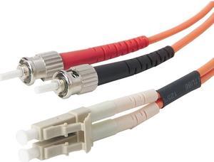 Belkin Fiber Optic Multimode Duplex Fiber Patch Network Cable LC / ST MMF, 62.5/125 Male to Male 10 Meters, 32.8 Feet (F2F202L0-10M)