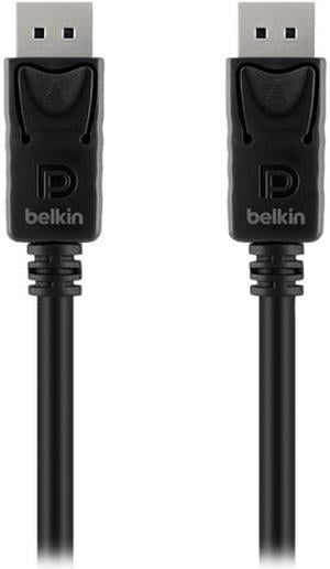 BELKIN PURE AV F2CD000B06-E 6 ft. Black DisplayPort to DisplayPort Cable Male to Male