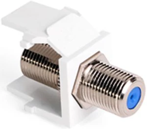 Leviton 41084-FWF F-Type QuickPort Snap-In Adapter Leviton 41084-FWF F-Type QuickPort Snap-In Adapter