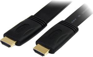 StarTech.com 10 ft Flat High Speed HDMI Cable with Ethernet - HDMI - M/M