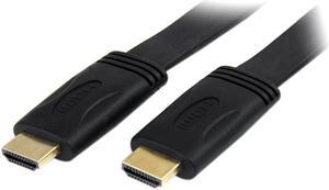 StarTech.com 15 ft Flat High Speed HDMI Cable with Ethernet - HDMI - M/M