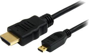 StarTech.com 6 ft High Speed HDMI Cable with Ethernet - HDMI to HDMI Micro - M/M