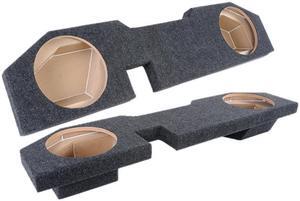 Atrend Dual 12" Subwoofer Enclosures For Dodge Ram Quad Cab 2002 & Up