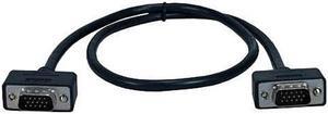QVS CC388M1-02 2 ft. UltraThin Coaxial VGA Cable