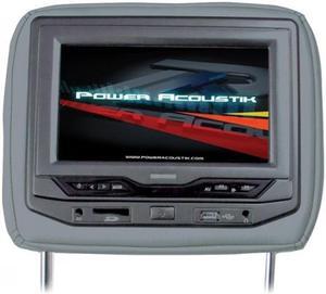 Power Acoustik Universal Headrest 9" Monitor with DVD (Gray)