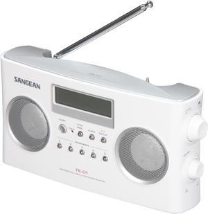 Sangean FM-Stereo RBDS/AM Digital Tuning Portable Stereo Radio (White) PR-D5 White