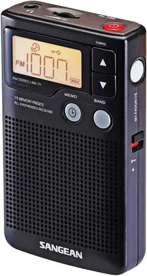 Sangean FM-Stereo/AM Audio Digital Tuning Personal Receiver DT-200X
